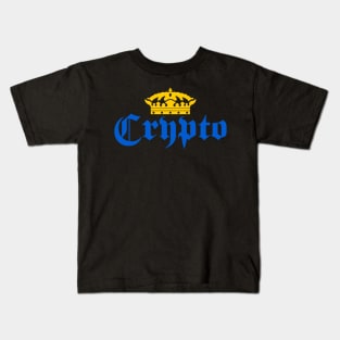 Crypto (Corona Extra) Design Kids T-Shirt